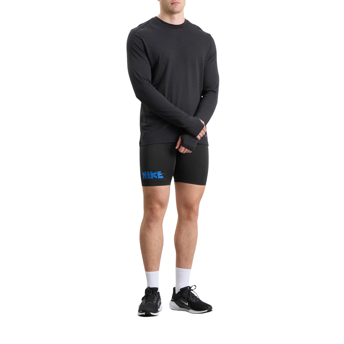 NIKE Fast Dri-FIT 1/2-Length Running Tights Mens APPAREL - Mens Tights