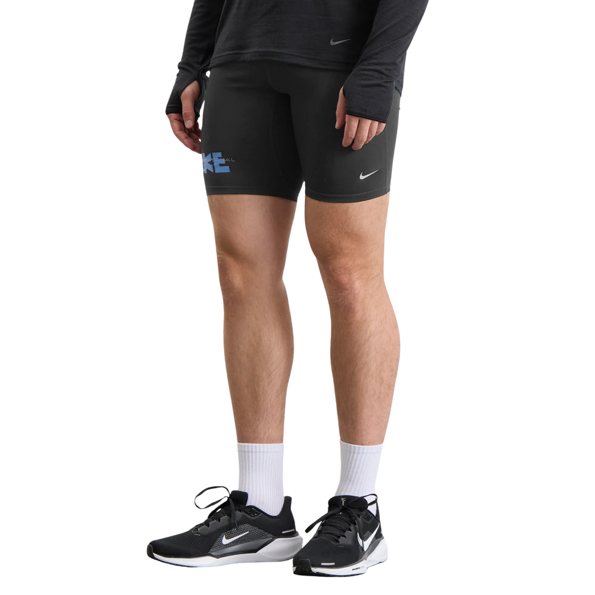 NIKE Fast Dri-FIT 1/2-Length Running Tights Men's APPAREL - Mens Tights