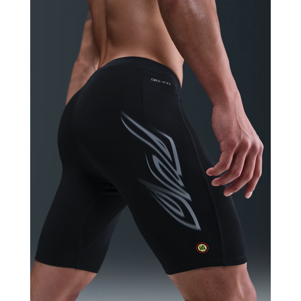NIKE Fast Dri-FIT Brief-Lined 1/2-Length Running Tights Mens APPAREL - Mens Shorts