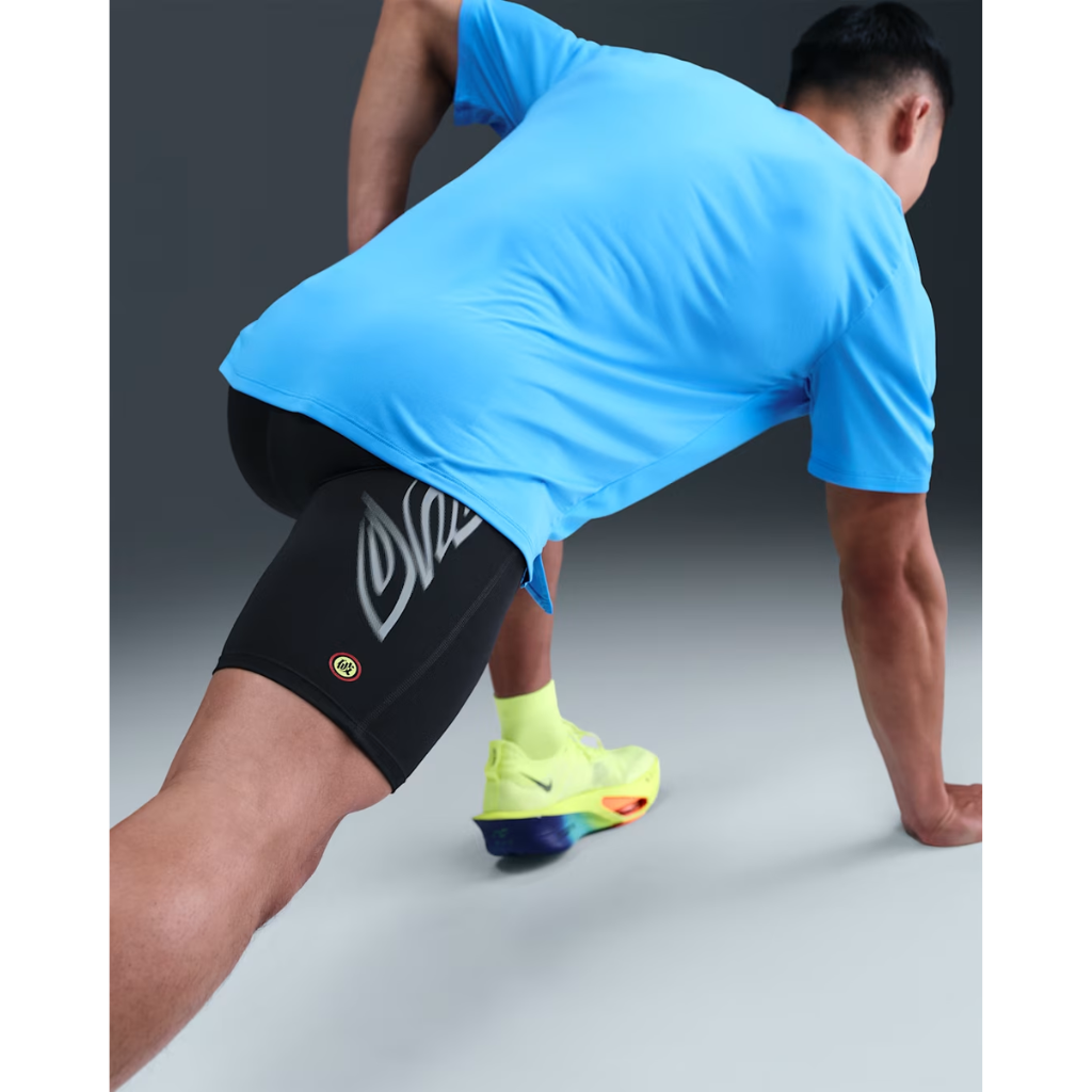 NIKE Fast Dri-FIT Brief-Lined 1/2-Length Running Tights Mens APPAREL - Mens Shorts