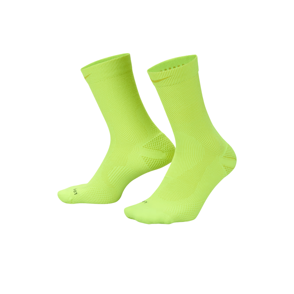 NIKE Running Lightweight Crew Sock GEAR - Socks VOLT/BRIGHT CACTUS/BLACK/BRIGHT CACTUS