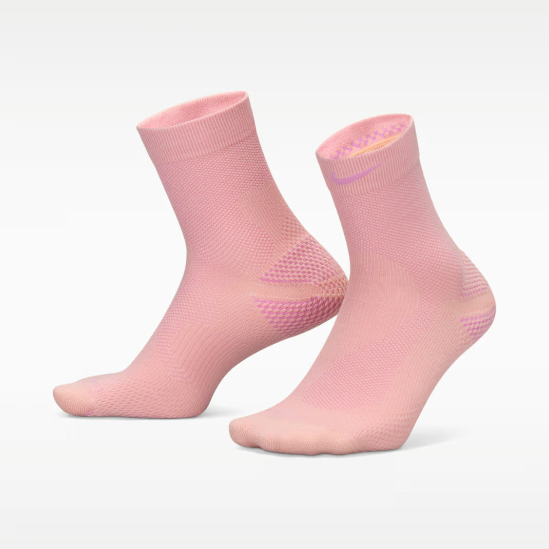 NIKE Running Lightweight Crew Sock GEAR - Socks ARCTIC ORANGE/LT MAGENTA/LT MAGENTA