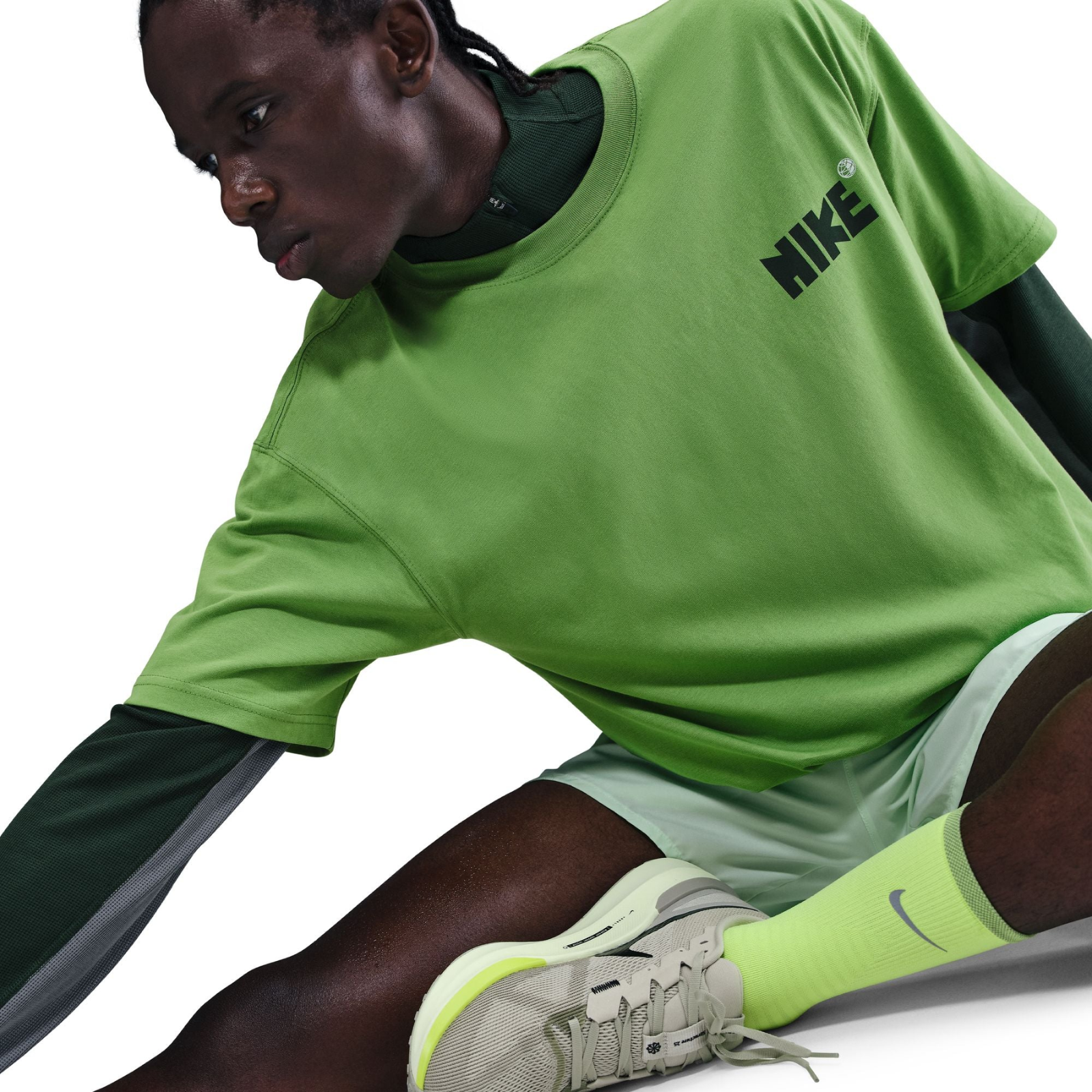 green nike outfit mens