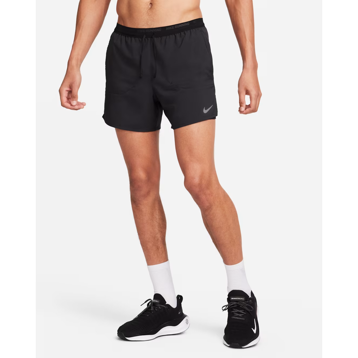 NIKE Stride 5-inch 2-in-1 Running Shorts Mens APPAREL - Mens Shorts