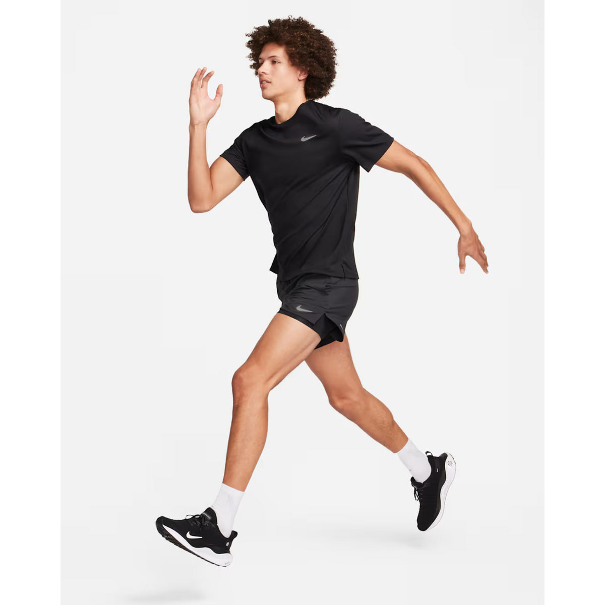 NIKE Stride 5-inch 2-in-1 Running Shorts Mens APPAREL - Mens Shorts