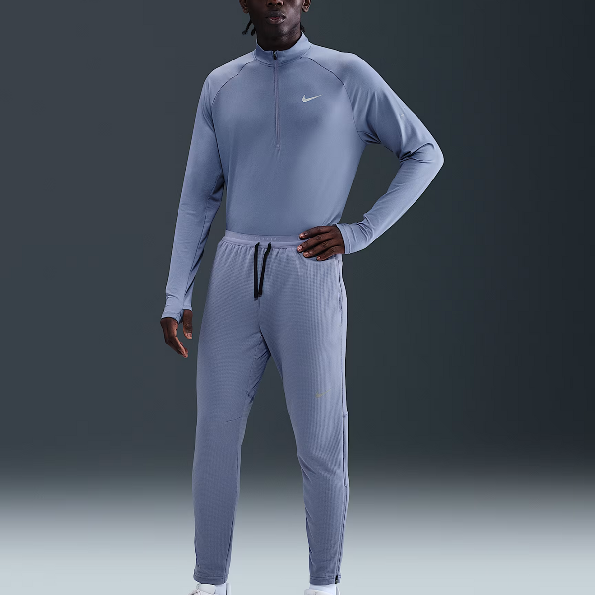 NIKE Stride Dri-FIT 1/4-Zip Running Top Men's - APPAREL - Mens Tops