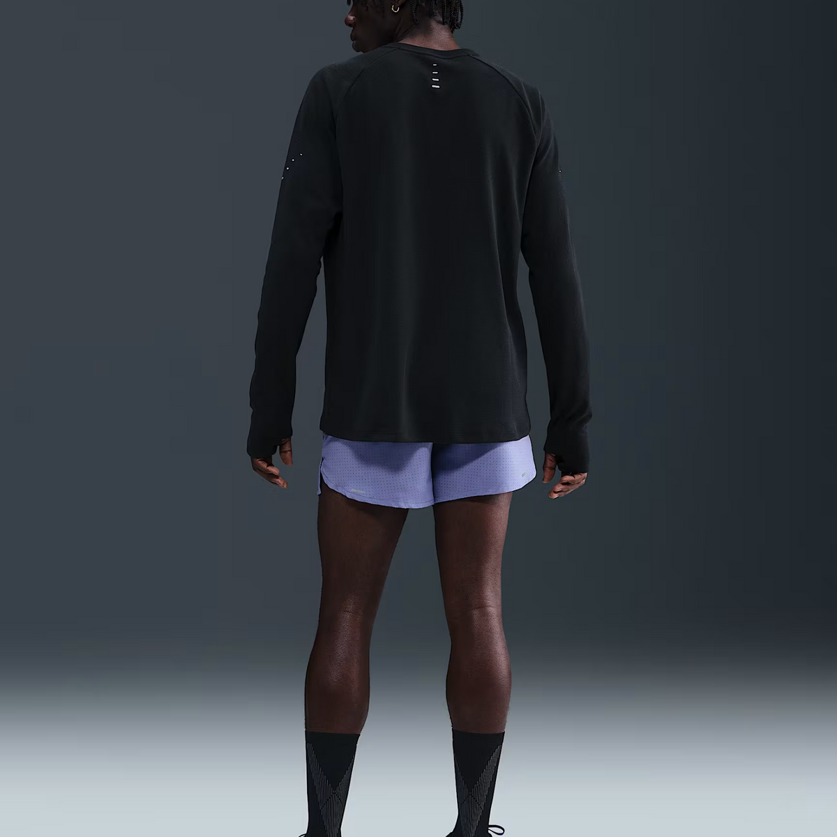 NIKE Stride Dri-FIT Running Waffle Crew Mens APPAREL - Mens Tops
