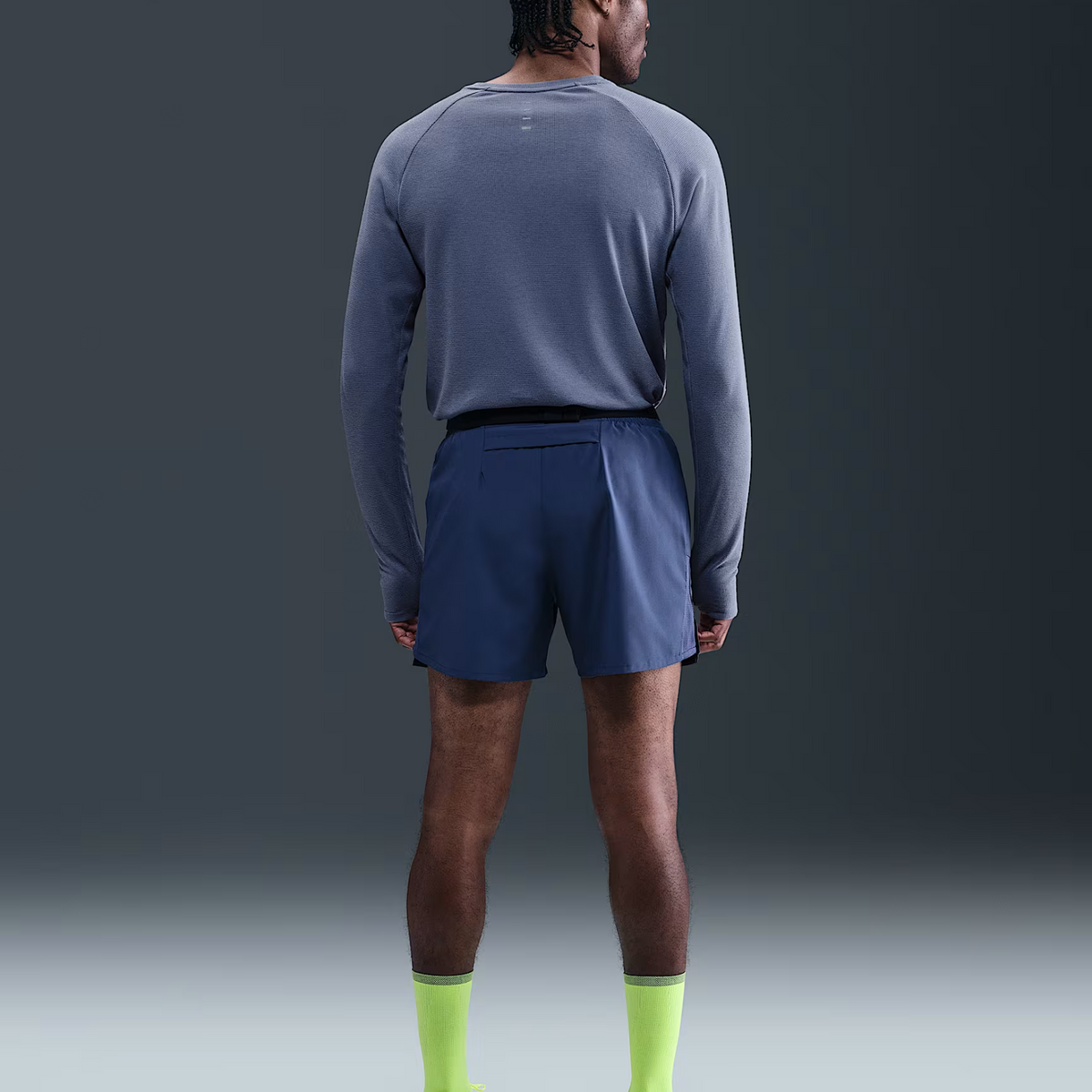 NIKE Stride Dri-FIT Running Waffle Crew Mens APPAREL - Mens Tops