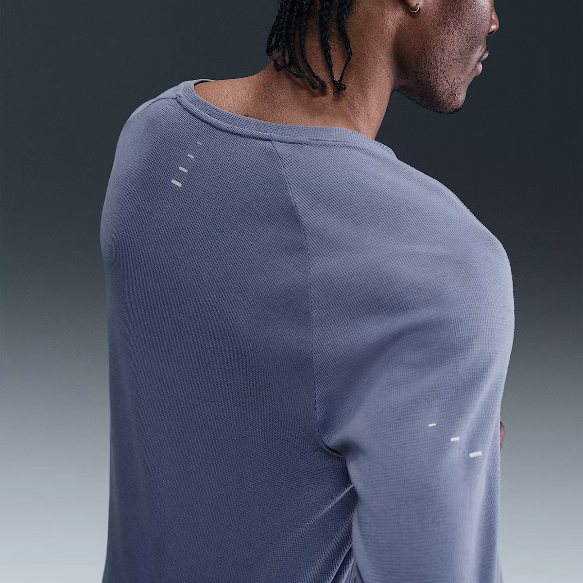 NIKE Stride Dri-FIT Running Waffle Crew Mens APPAREL - Mens Tops