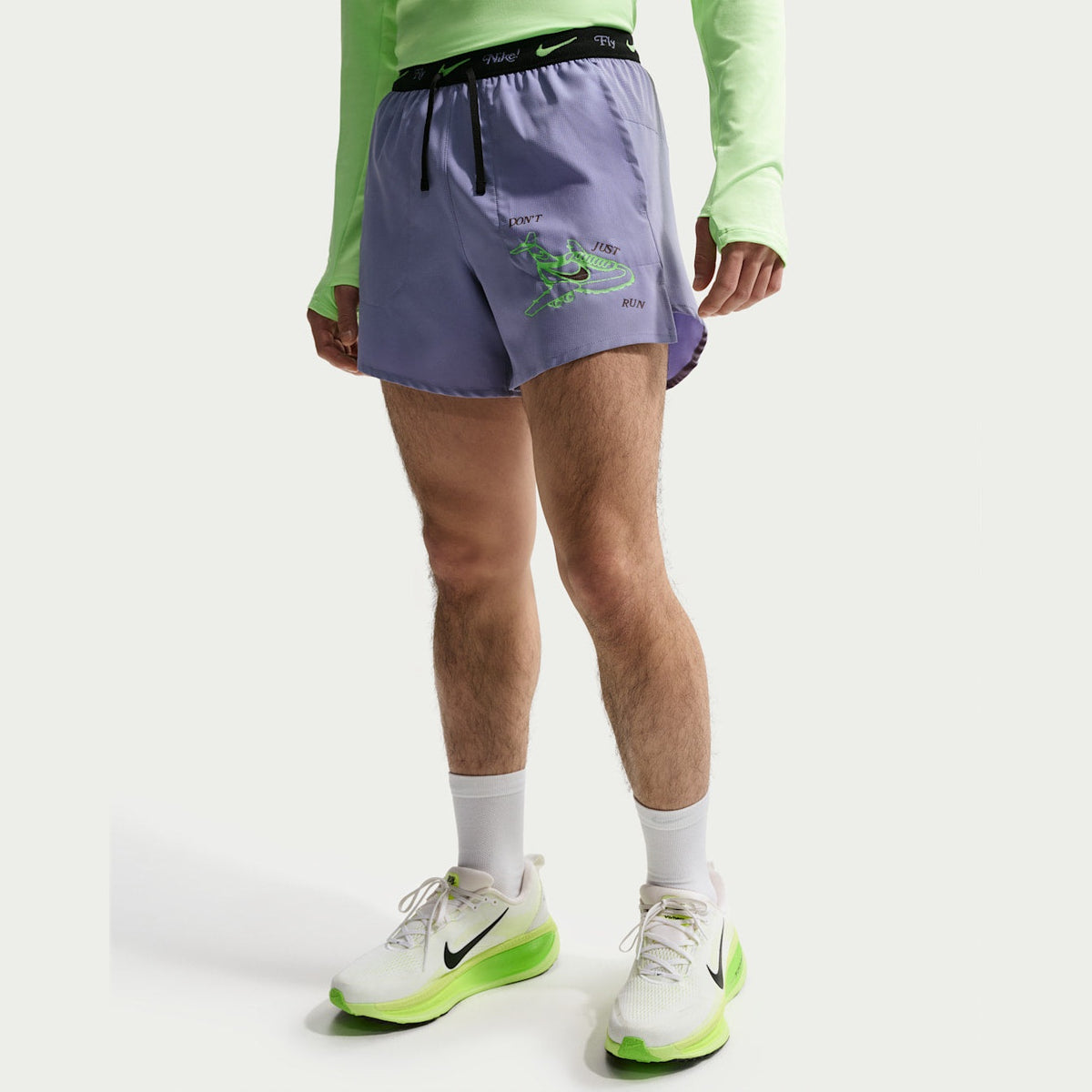 NIKE Stride "Fly Nike" Dri-FIT 5" Brief-Lined Running Shorts Mens APPAREL - Mens Bottoms