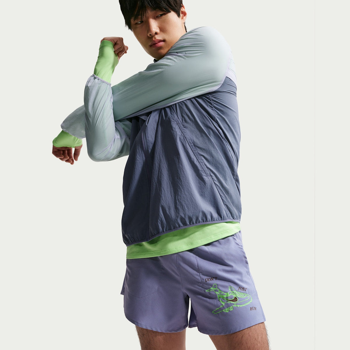 NIKE Stride "Fly Nike" Dri-FIT 5" Brief-Lined Running Shorts Mens APPAREL - Mens Bottoms