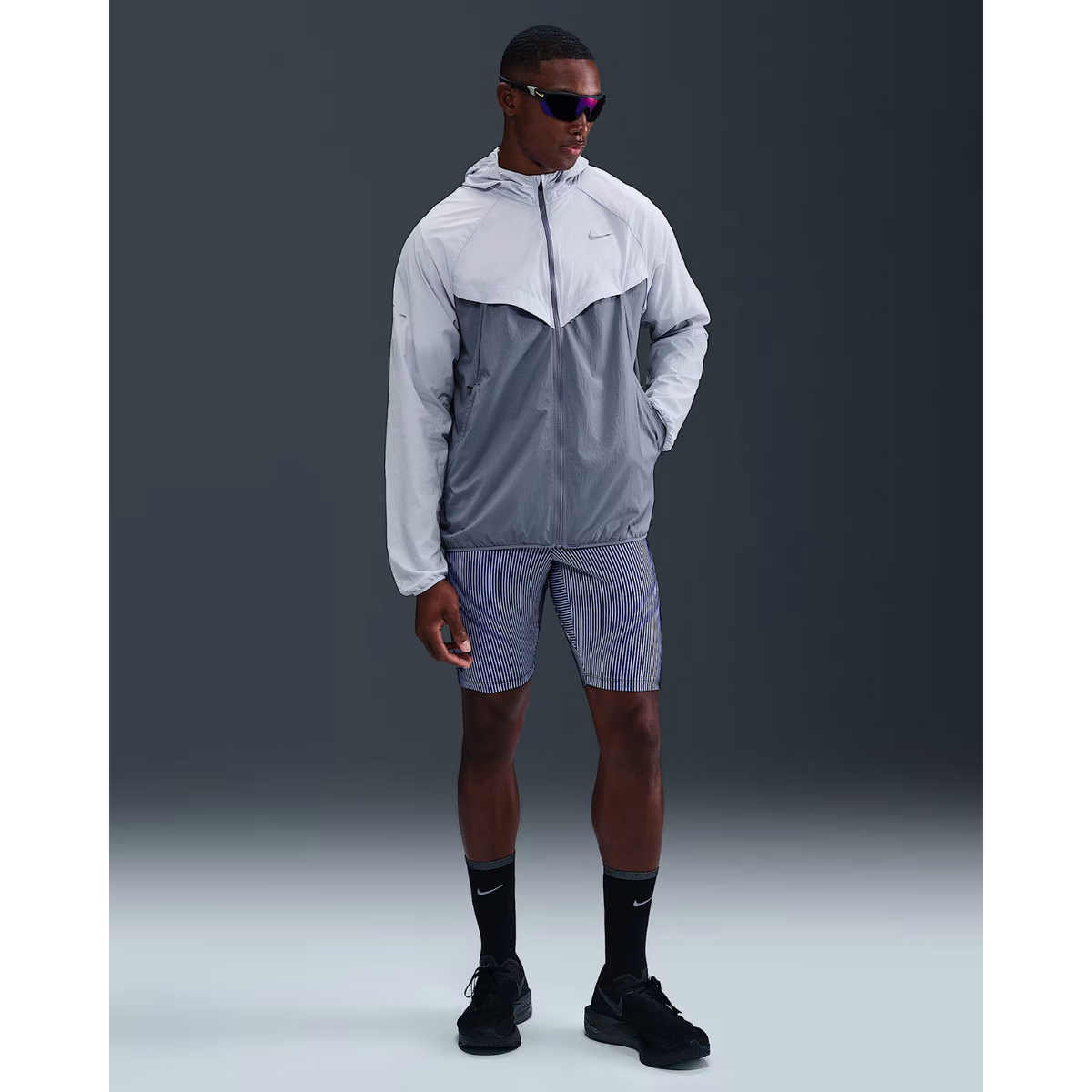 NIKE Stride Mens Repel UV Running Jacket APPAREL - Mens Jackets