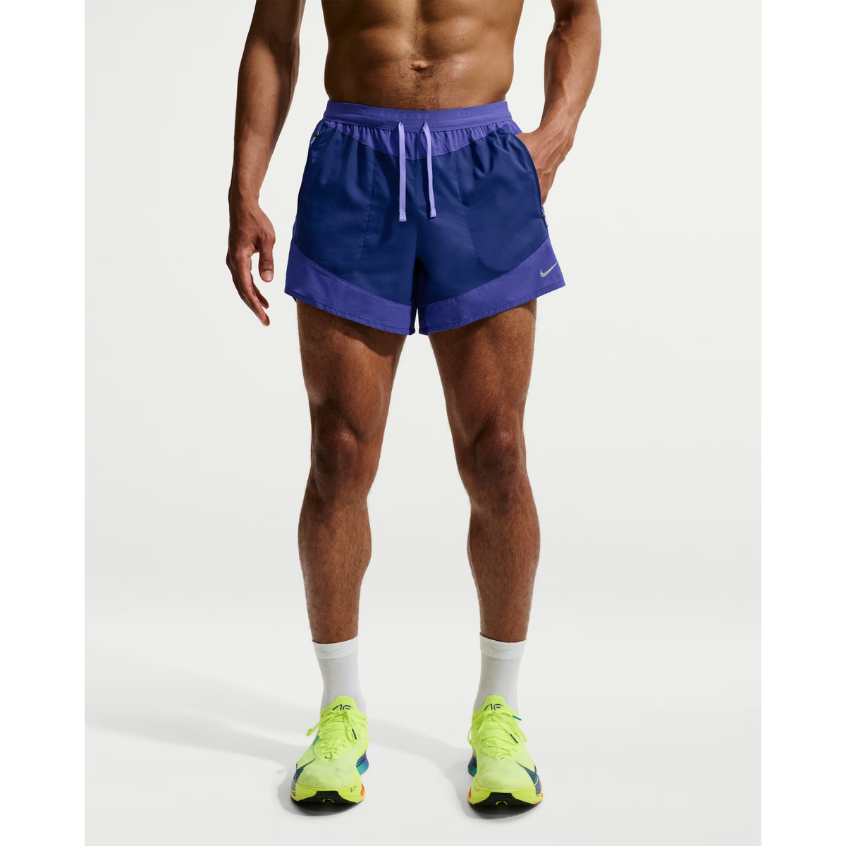 NIKE Stride Plus Dri-FIT 12.5cm (approx.) Brief-Lined Running Shorts Mens APPAREL - Mens Shorts