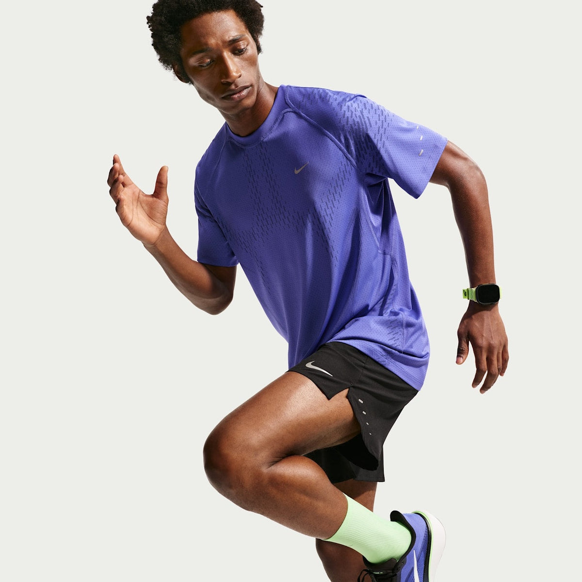 NIKE Stride Plus Dri-FIT ADV Short-Sleeve Running Top Men's APPAREL - Mens T-Shirts