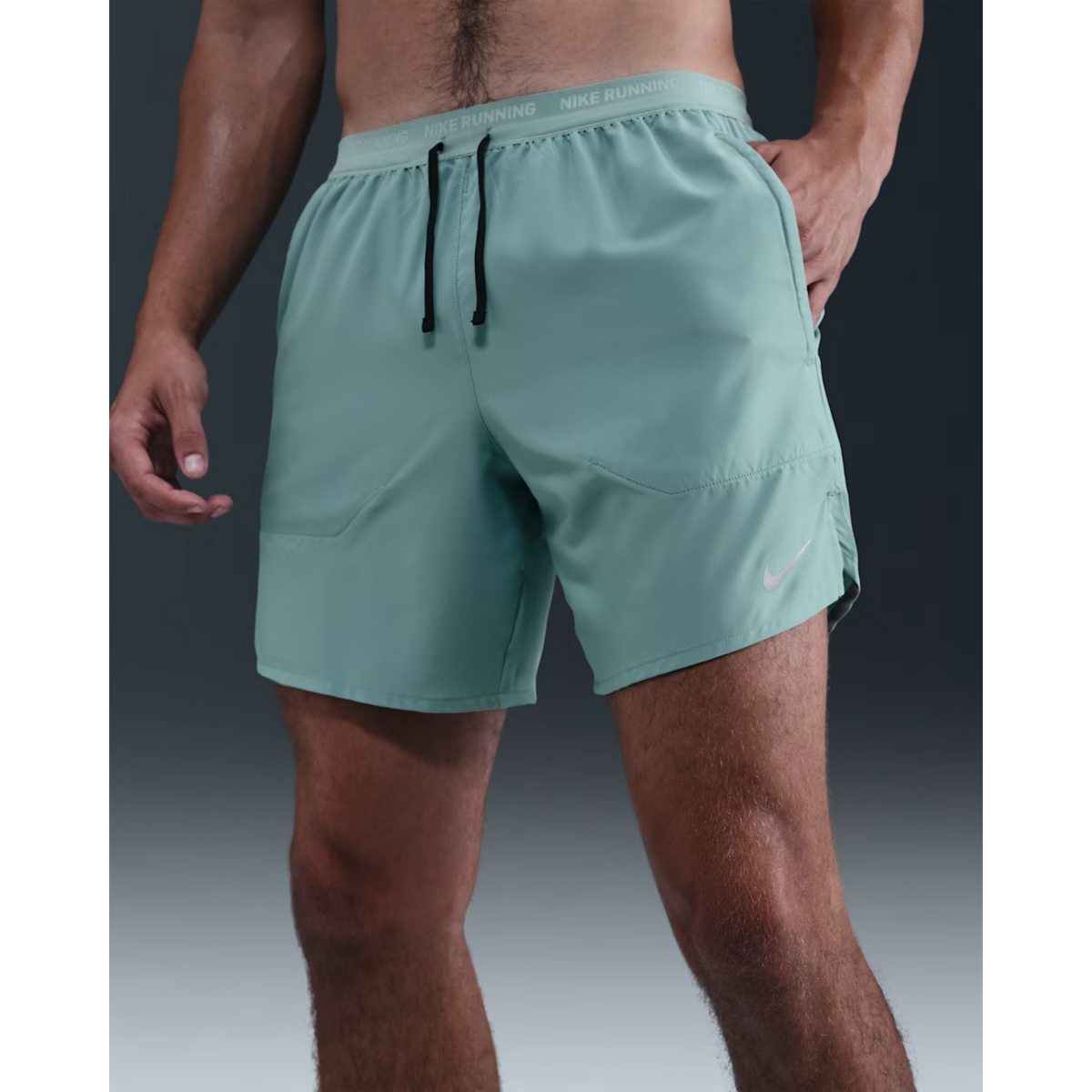 NIKE Stride Shorts 7 Inch Mens APPAREL - Mens Shorts CANNON/BLACK