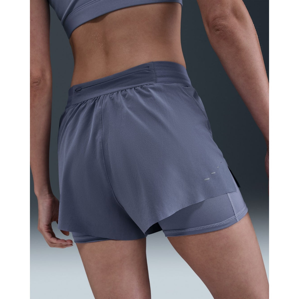 NIKE Swift Dri-FIT Mid-Rise 2-in-1 Running Shorts Ws APPAREL - Womens Shorts