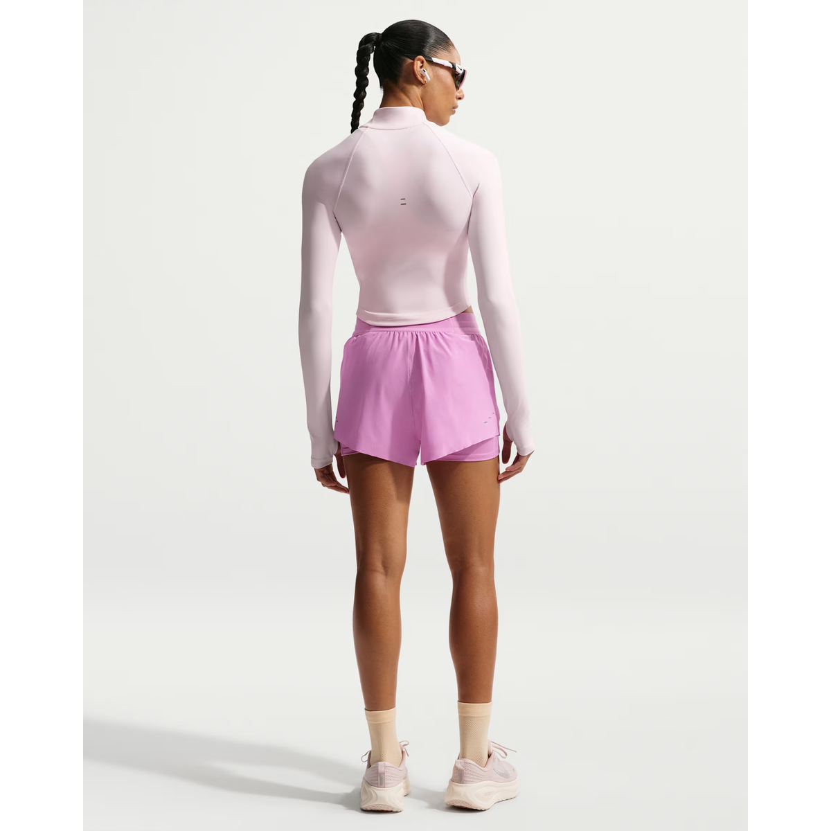 NIKE Swift Dri-FIT Mid-Rise 2-in-1 Running Shorts Ws APPAREL - Womens Shorts