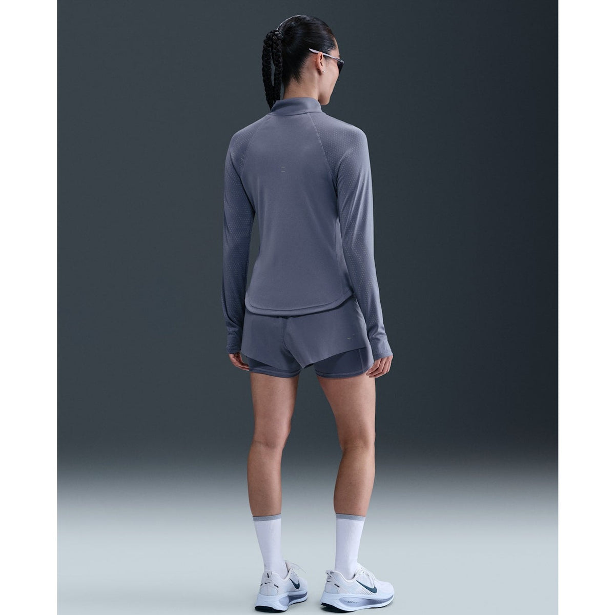 NIKE Swift Dri-FIT Mid-Rise 2-in-1 Running Shorts Ws APPAREL - Womens Shorts