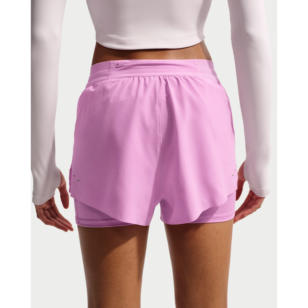 NIKE Swift Dri-FIT Mid-Rise 2-in-1 Running Shorts Ws APPAREL - Womens Shorts