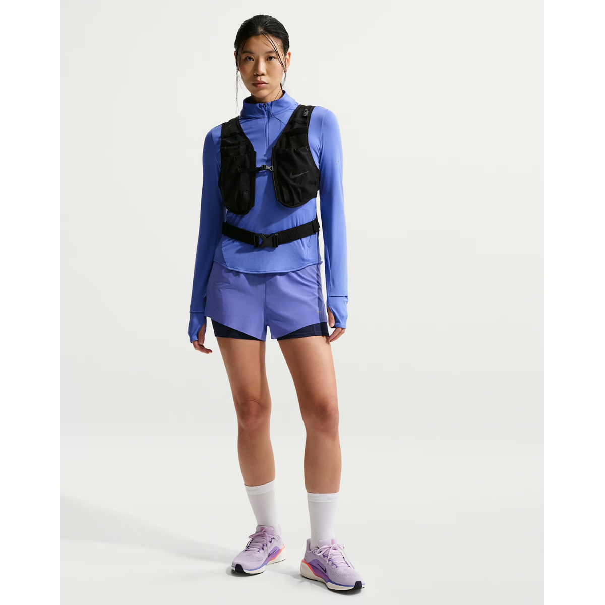 NIKE Swift Dri-FIT UV 1/4-Zip Running Top Womens APPAREL - Womens Long Sleeve Tops