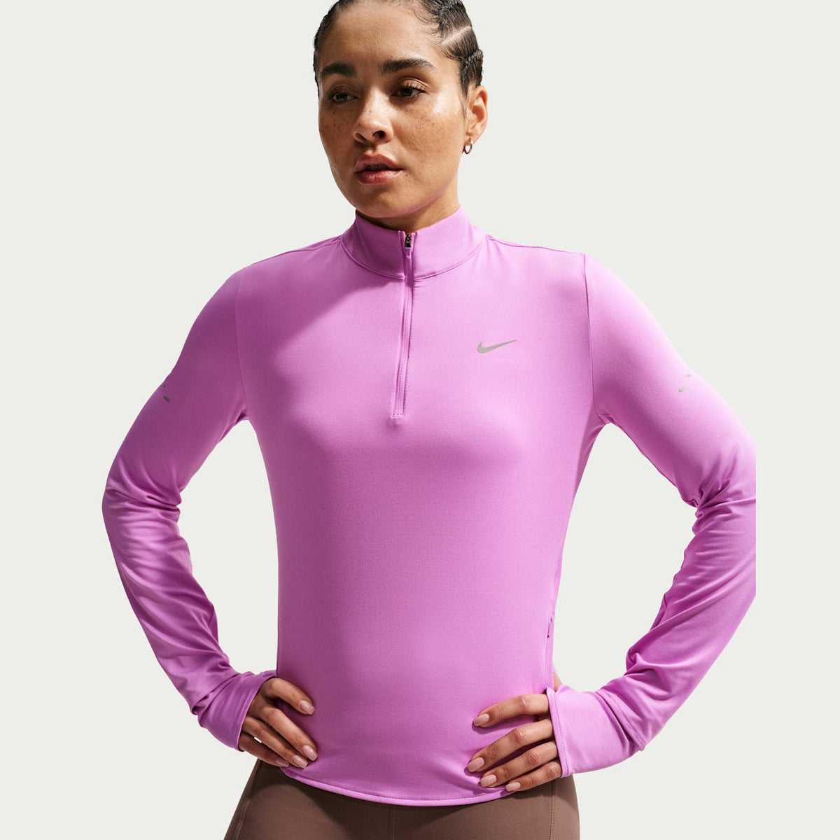 NIKE Swift Dri-FIT UV 1/4-Zip Running Top Women's