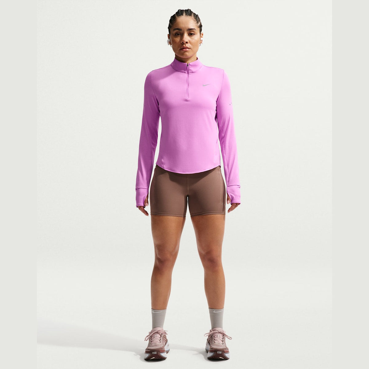 NIKE Swift Dri-FIT UV 1/4-Zip Running Top Women's