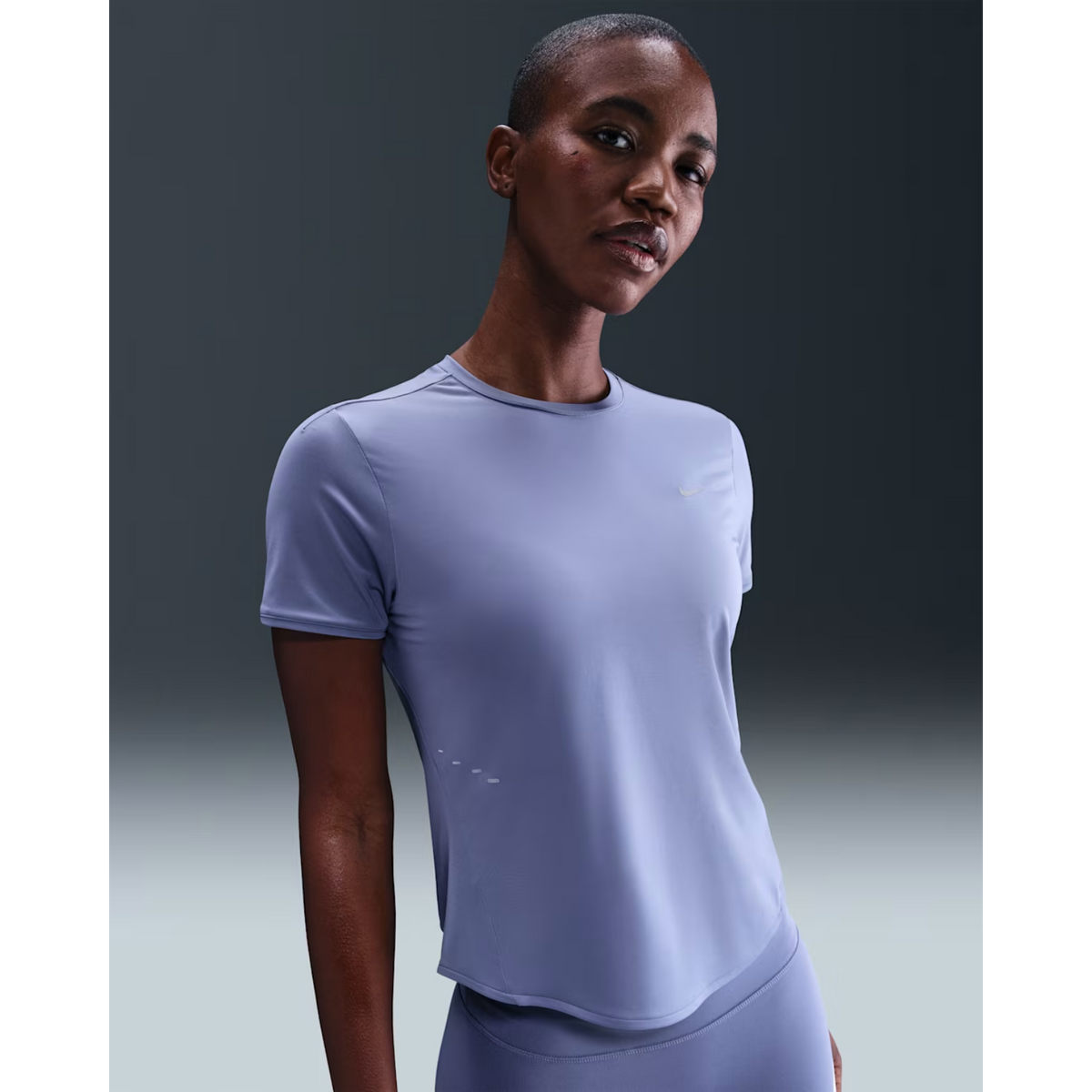 NIKE Swift Dri-Fit Short Sleeve Top Womens APPAREL - Womens T-Shirts WORLD INDIGO