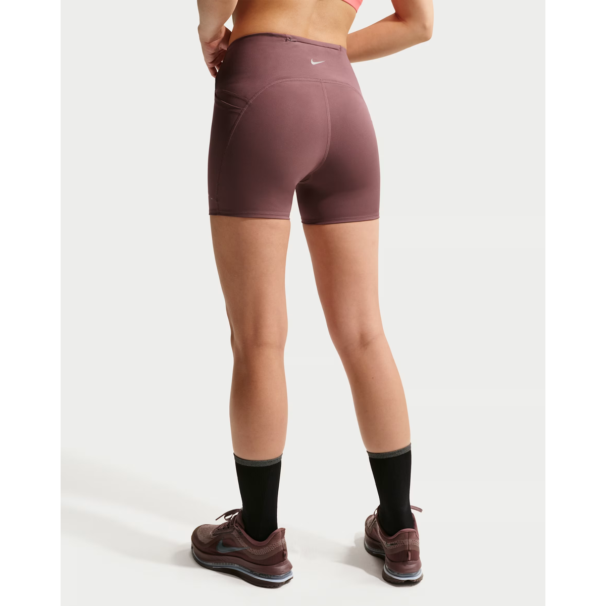 NIKE Swift High-Waisted 10cm Tight Running Shorts with Pockets Womens APPAREL - Womens Tights
