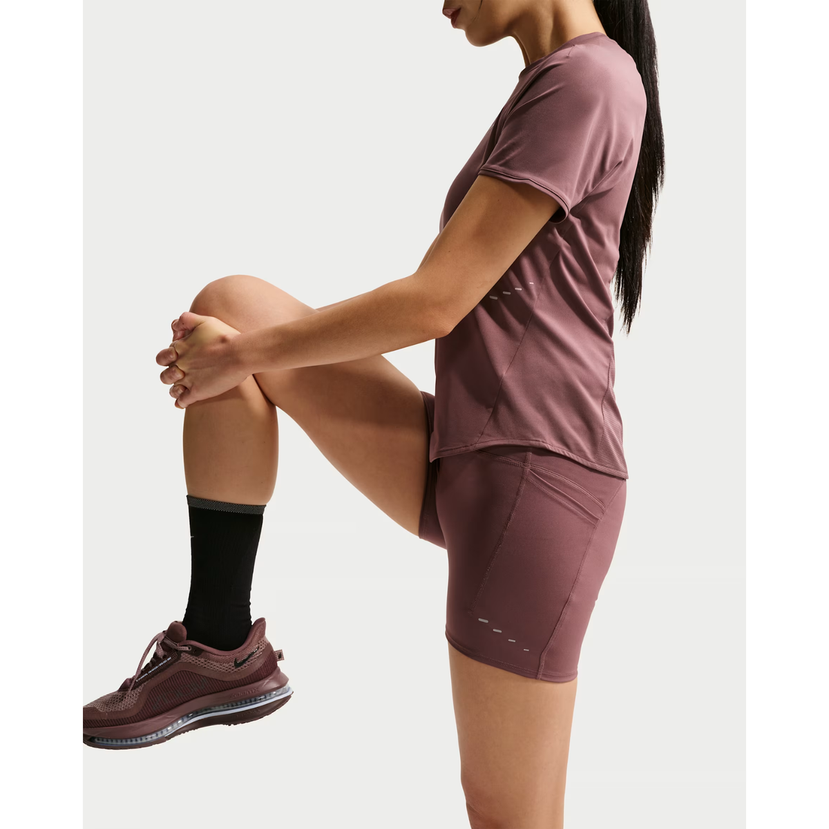 NIKE Swift High-Waisted 10cm Tight Running Shorts with Pockets Womens APPAREL - Womens Tights