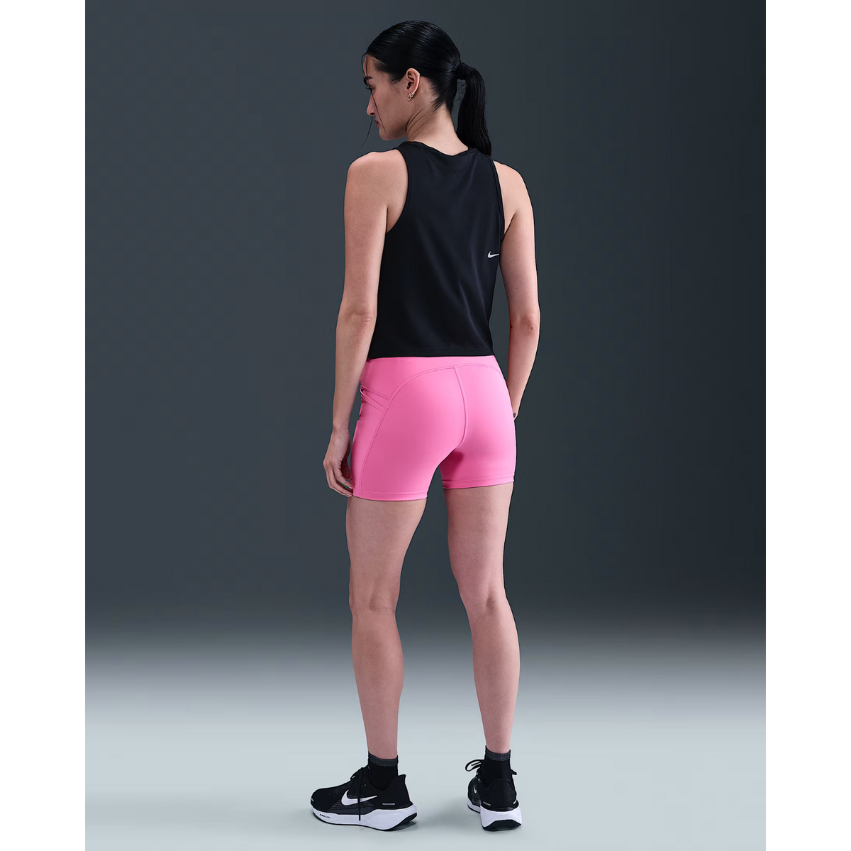 NIKE Swift High-Waisted 10cm Tight Running Shorts with Pockets Womens APPAREL - Womens Tights