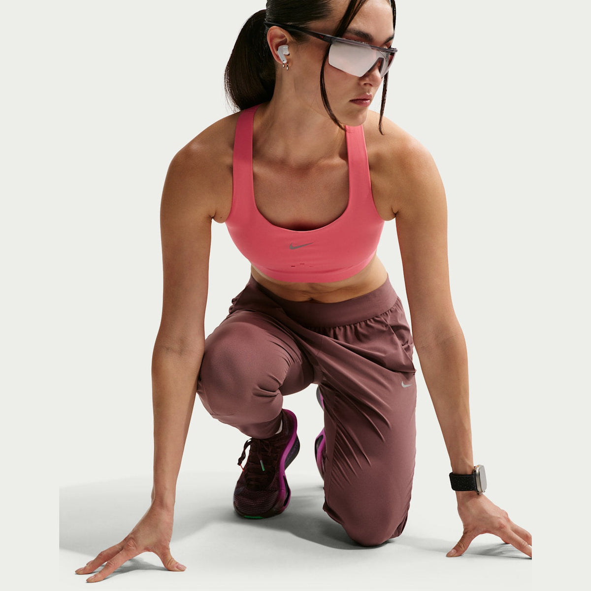 NIKE Swift Womens High-Support Lightly Lined Sports Bra APPAREL - Womens Bras