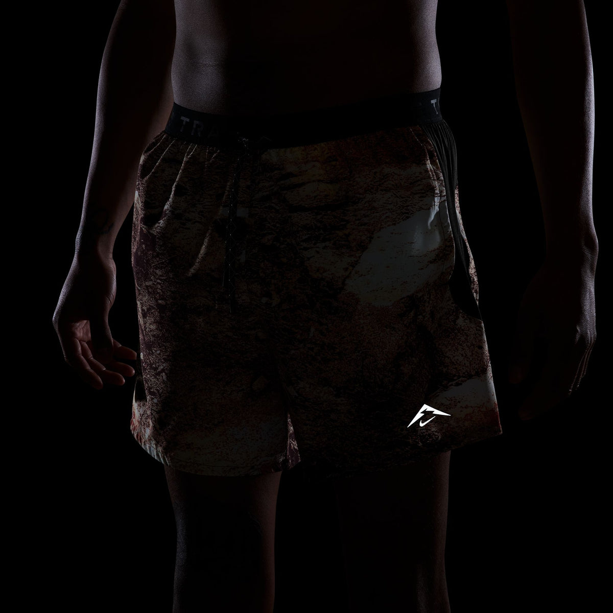 NIKE Trail Dri-FIT 6" Brief-Lined Running Shorts Mens APPAREL - Mens Shorts