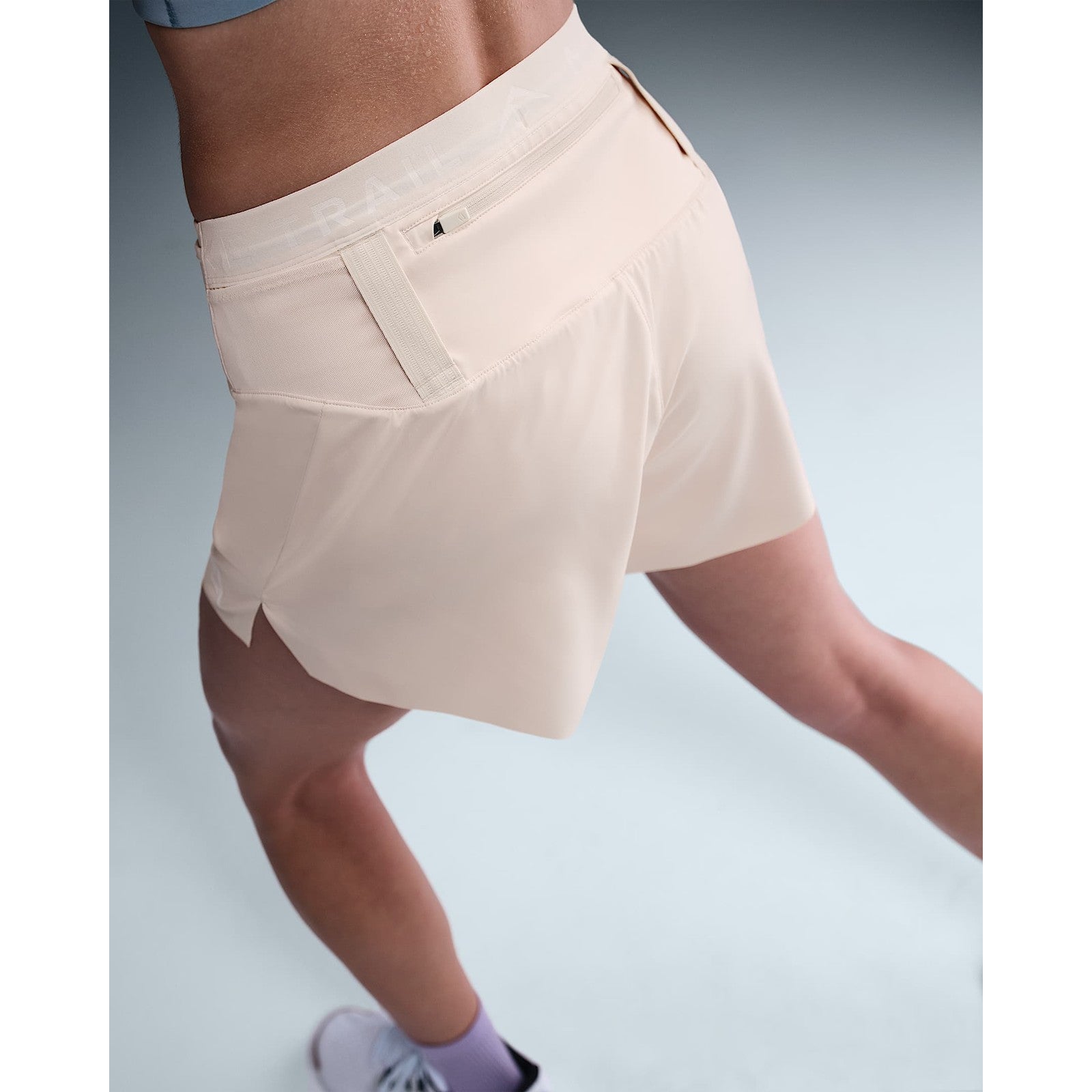 NIKE Trail Dri-FIT Brief-Lined Running Shorts Womens APPAREL - Womens Shorts PEARL WHITE/SUMMIT WHITE