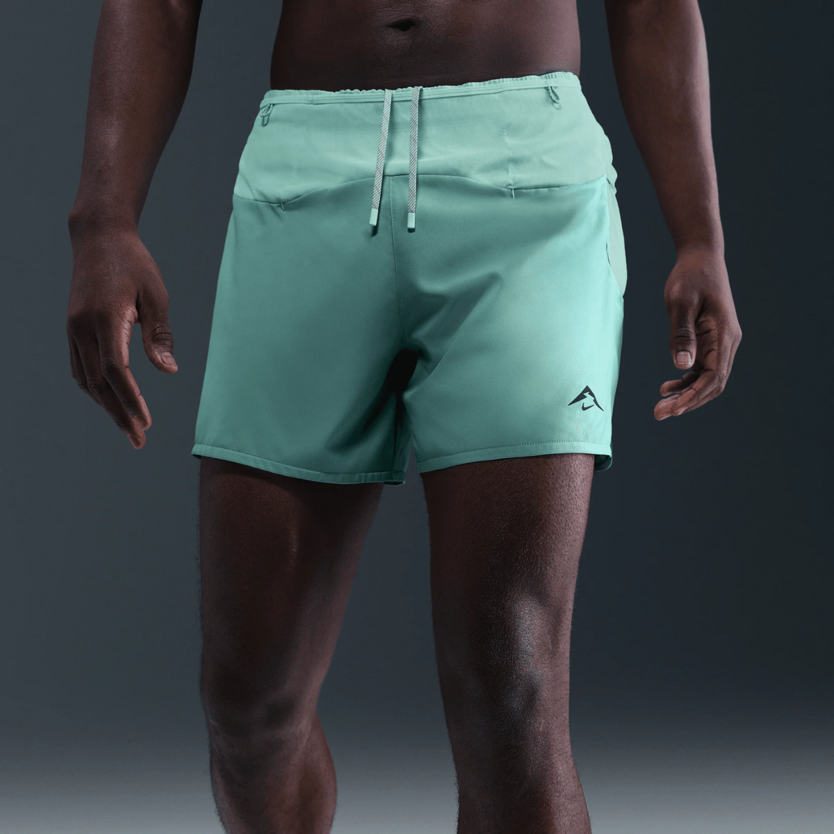 NIKE Trail Second Sunrise 5" Dri-FIT ADV Shorts Mens APPAREL - Mens Shorts CANNON/MINT FOAM/COLLEGE GREY/BLACK