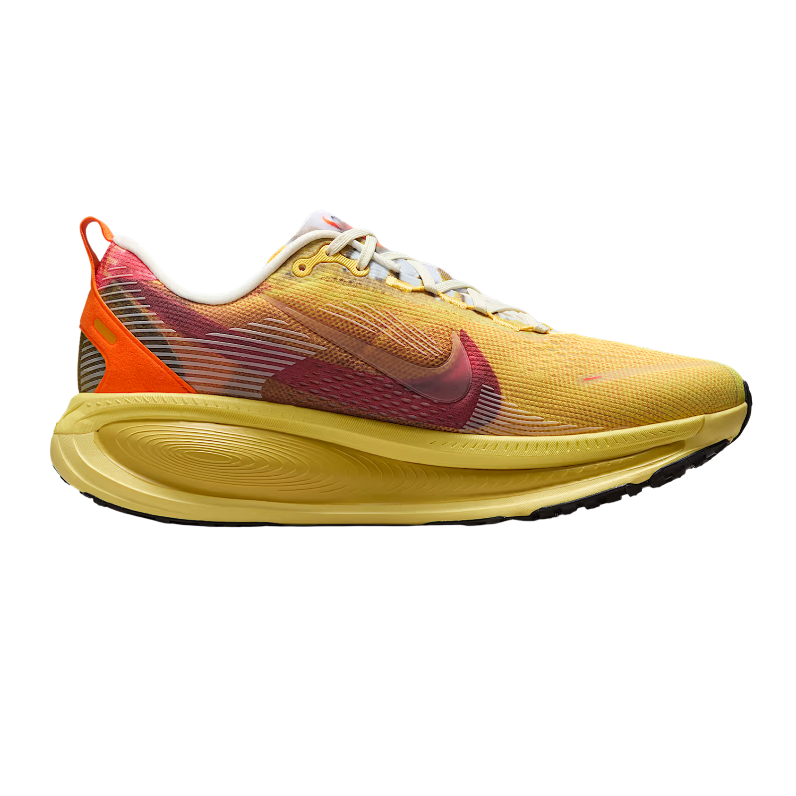 NIKE Vomero 18 SE Men's FOOTWEAR - Unisex Neutral Cushioned MULTI-COLOUR/CLEAR/VIVID SULFUR