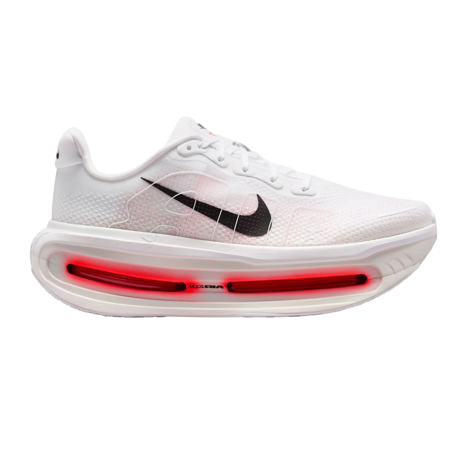 NIKE Vomero Premium Men's FOOTWEAR - Mens Neutral Cushioned WHITE/BLACK/BRIGHT CRIMSON