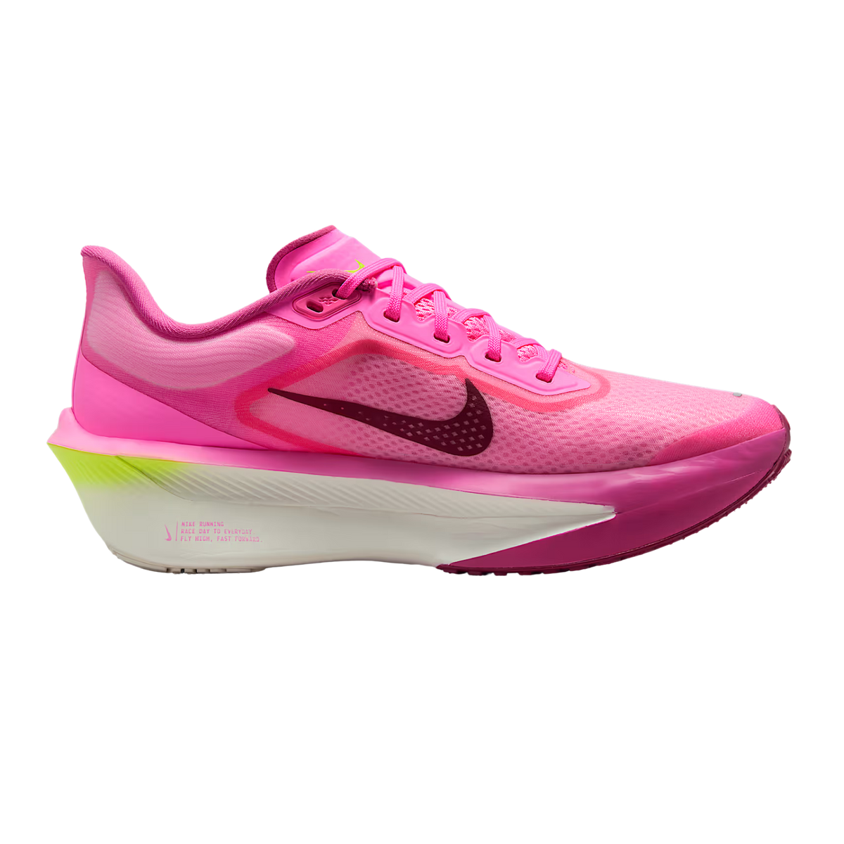 NIKE Zoom Fly 6 Womens FOOTWEAR - Womens Carbon Plate PINK SPELL/BORDEAUX