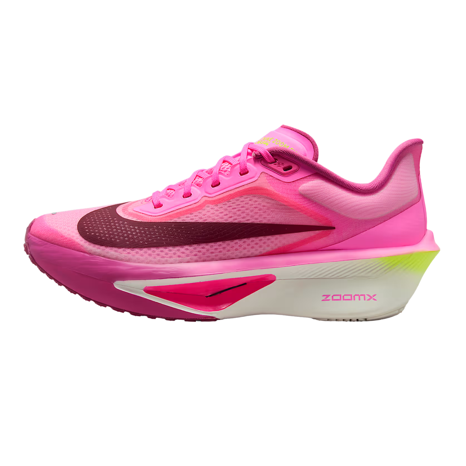 NIKE Zoom Fly 6 Womens FOOTWEAR - Womens Carbon Plate PINK SPELL/BORDEAUX