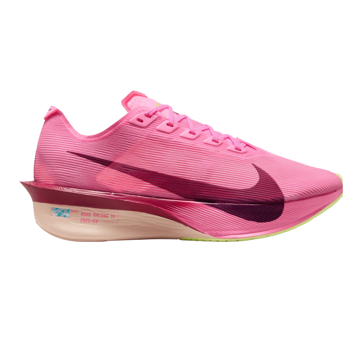 NIKE ZoomX Vaporfly 4 Womens FOOTWEAR - Womens Carbon Plate PINK SPELL/BORDEAUX-HYPER PINK