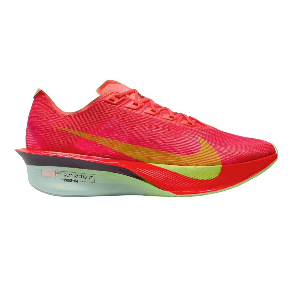 NIKE ZoomX Vaporfly 4 Mens FOOTWEAR - Mens Carbon Plate BRIGHT CRIMSON/LIME BLAST/MINT FOAM