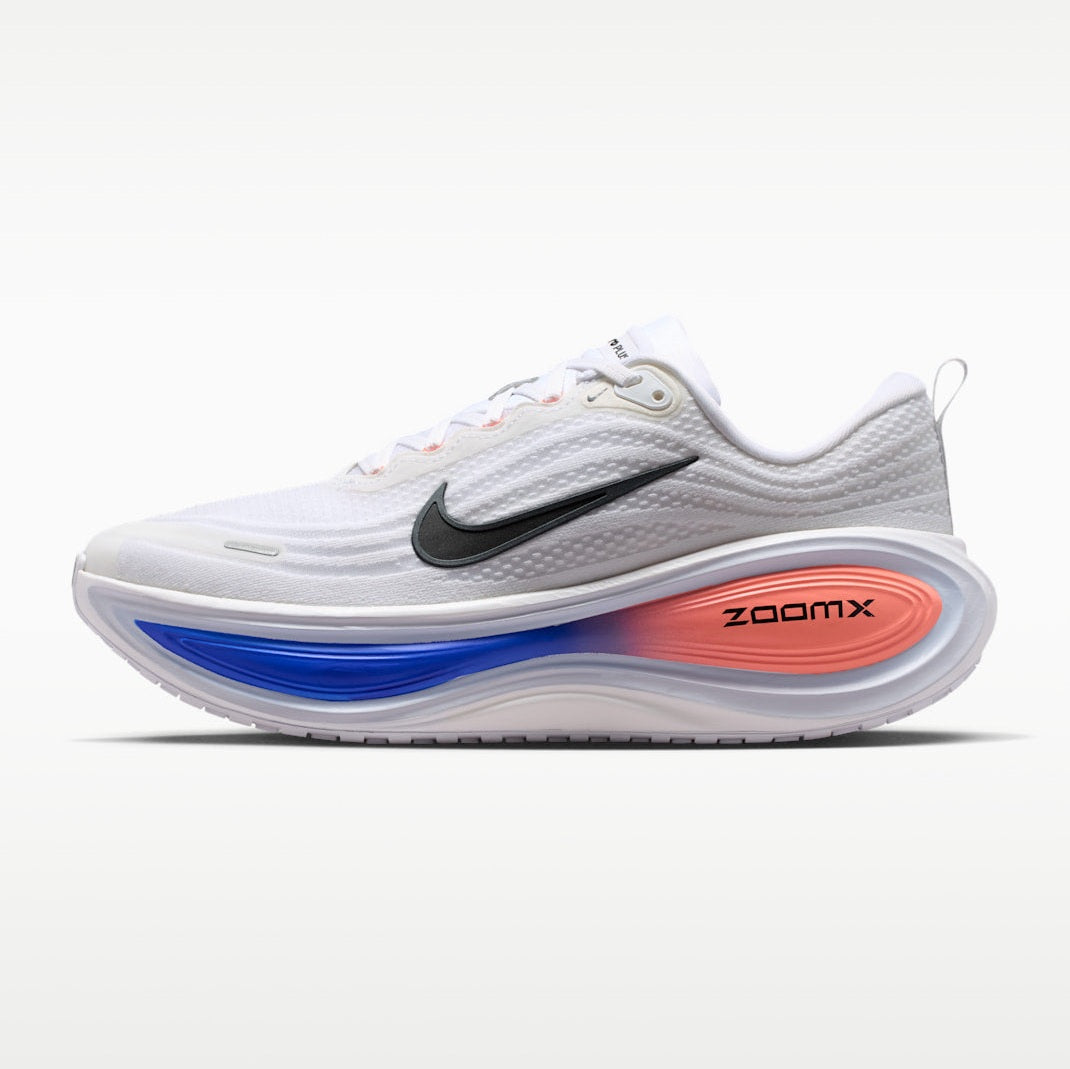 NIKE Vomero Plus Mens FOOTWEAR - Mens Neutral Cushioned WHITE/BLACK-ATOMIC PINK-RACER BLUE