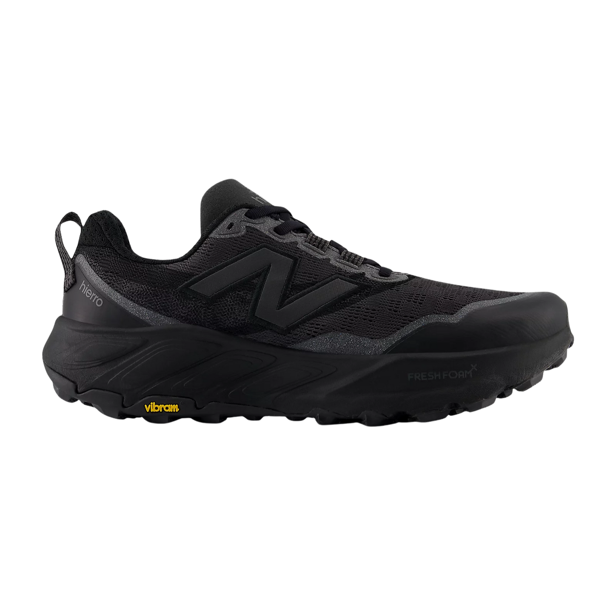 New Balance Fresh Foam x Hierro V9 Wide Mens FOOTWEAR - Mens Trail BLACK CEMENT/BLACK