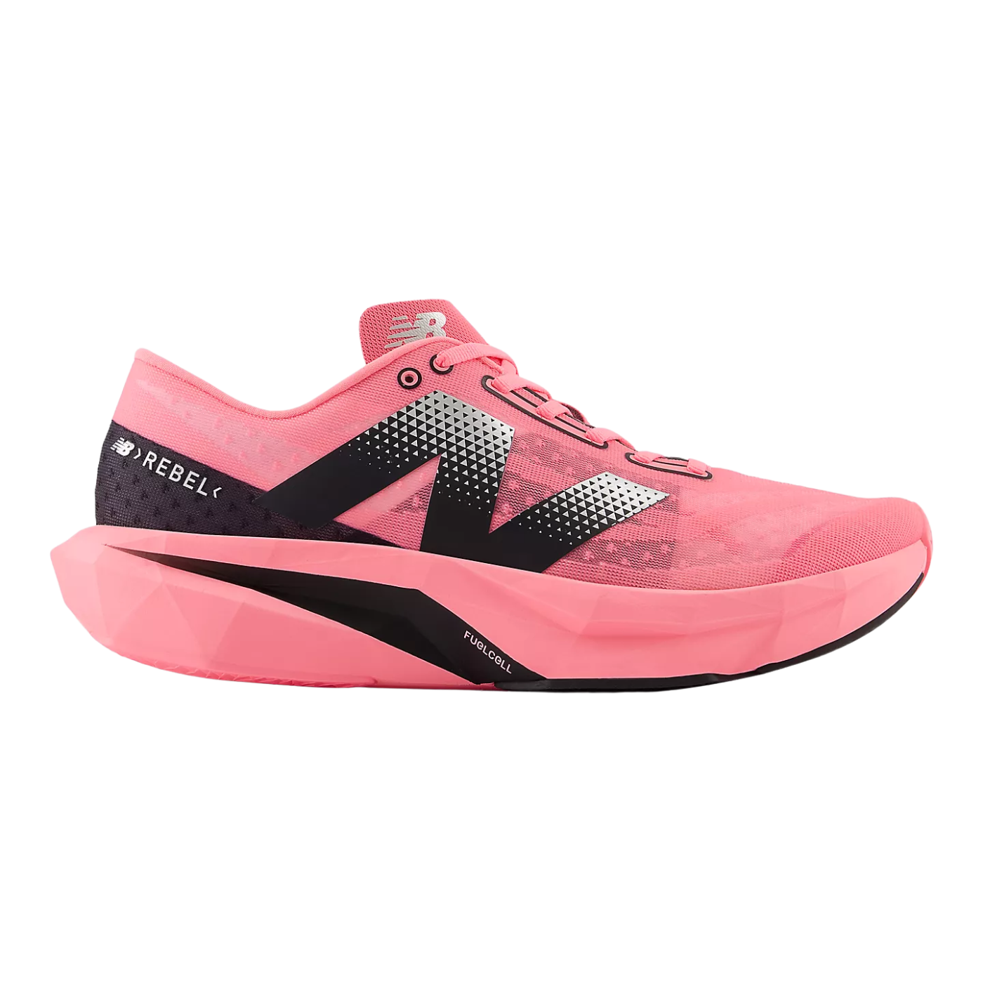 NEW BALANCE FuelCell Rebel V4 Mens FOOTWEAR - Mens Lightweight ULTRA PINK/WHITE/BLACK