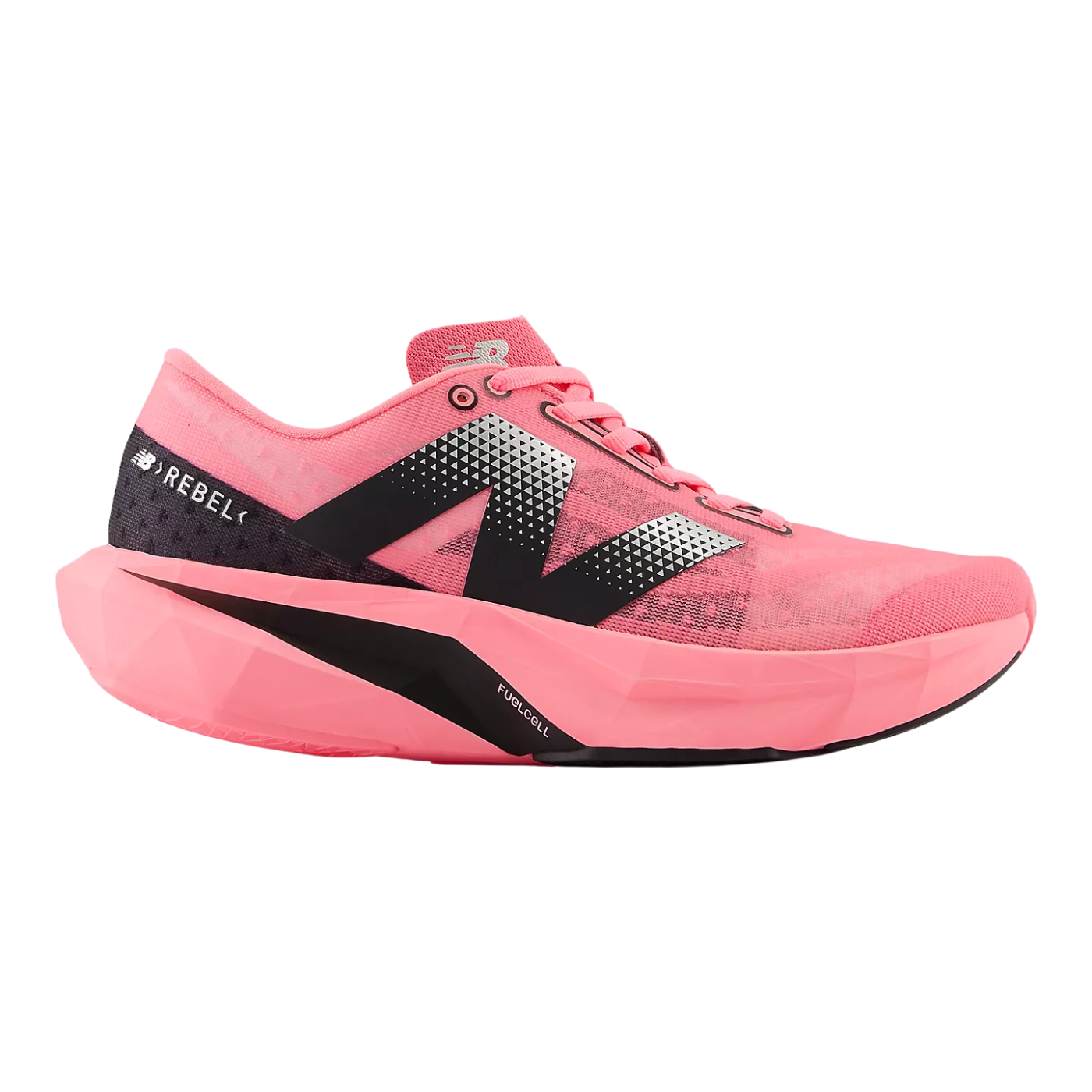 NEW BALANCE FuelCell Rebel V4 Womens FOOTWEAR - Womens Lightweight ULTRA PINK/WHITE/BLACK