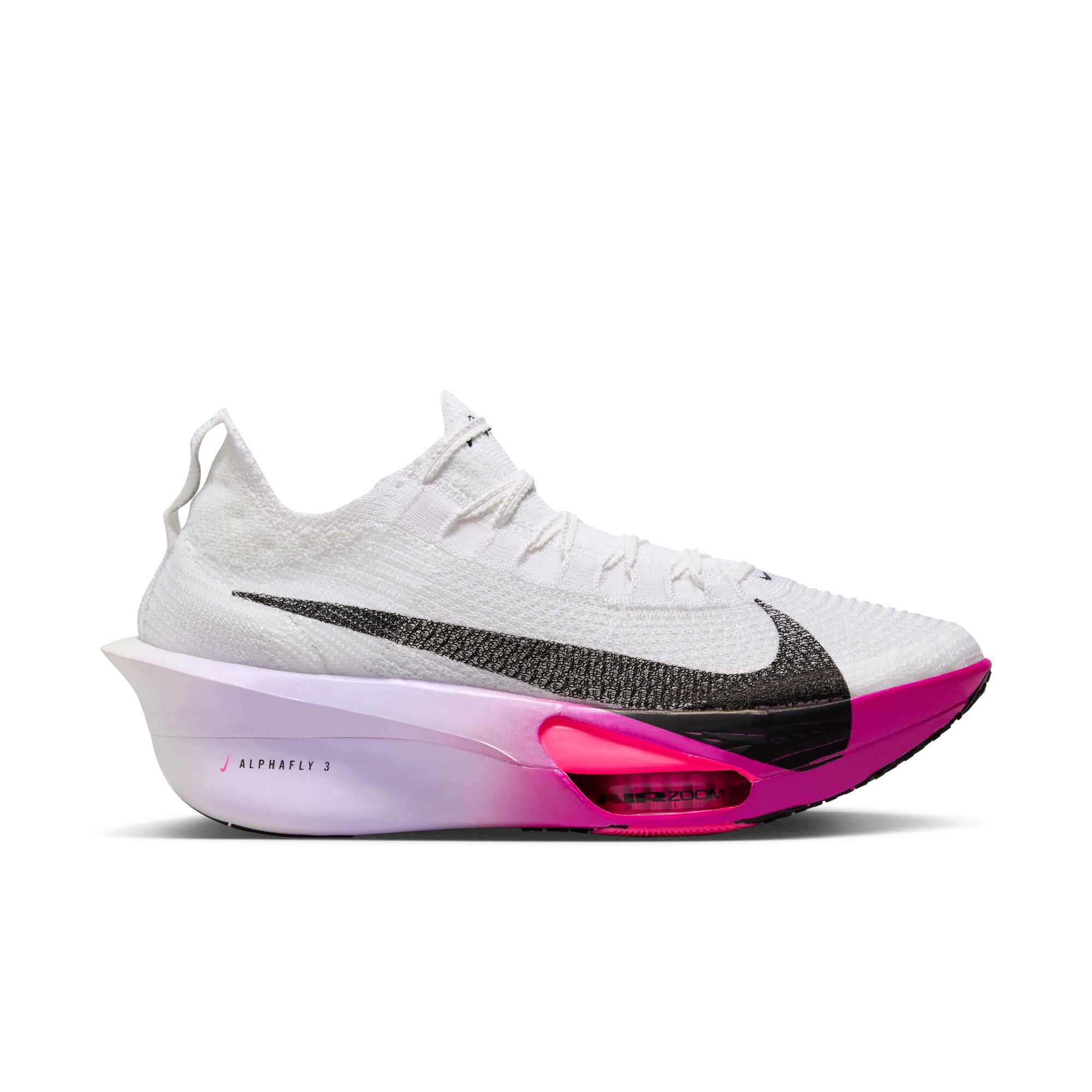 Nike Air Zoom Alphafly Next% 3 Mens FOOTWEAR - Mens Carbon Plate WHITE/BLACK-PURPLE AGATE