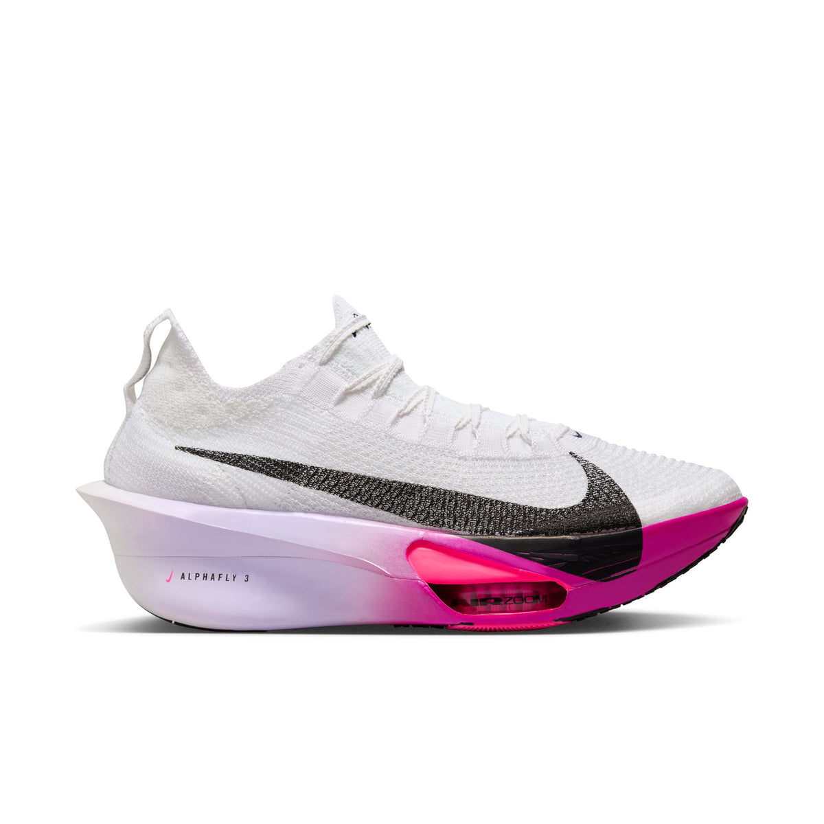 Nike Air Zoom Alphafly Next % 3 Womens FOOTWEAR - Womens Carbon Plate WHITE / BLACK-PURPLE AGATE