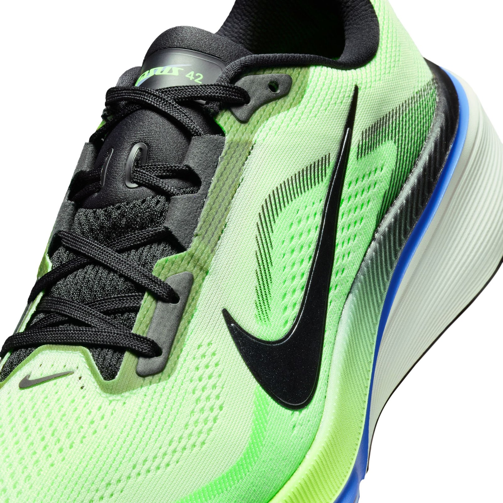 Nike Air Zoom Pegasus 42 Mens FOOTWEAR - Mens Neutral VOLT TINT/BLACK SPRUCE