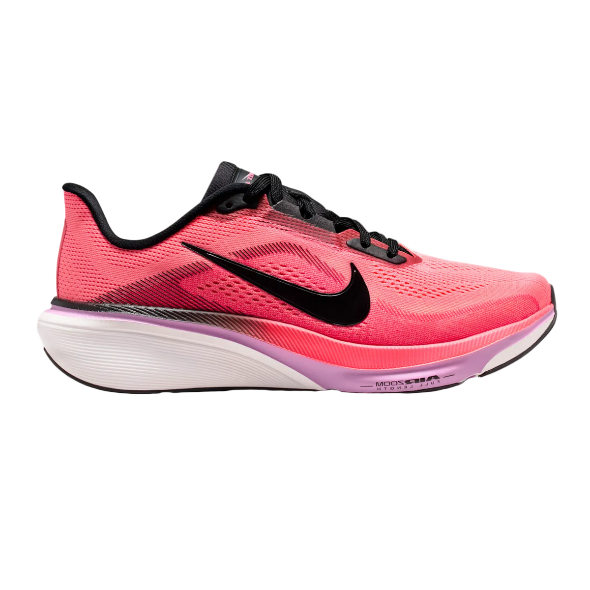 Nike Air Zoom Pegasus 42 Womens FOOTWEAR - Womens Everyday Training LAVA GLOW/BLACK-FLASH CRIMSON
