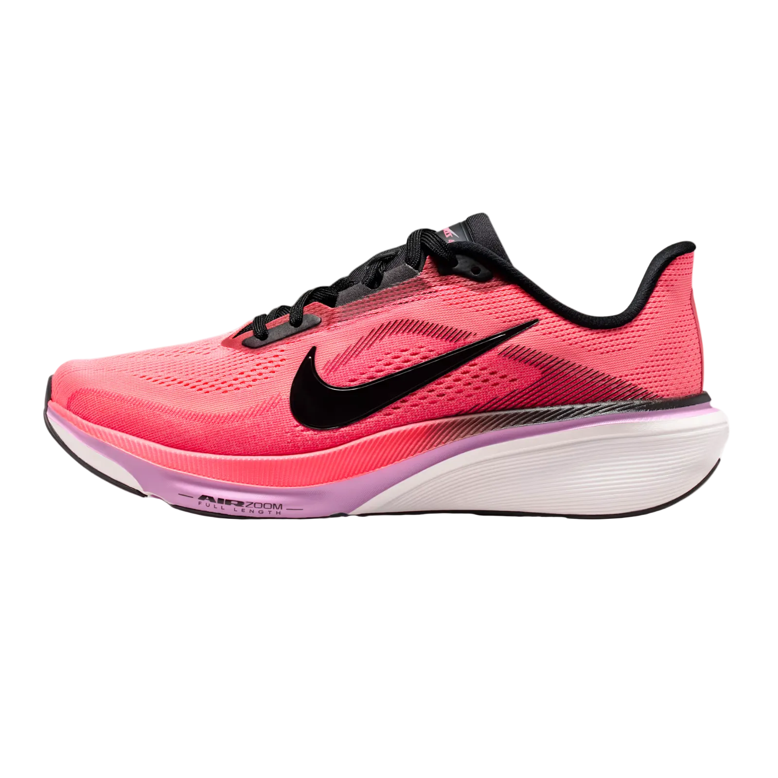 Nike Air Zoom Pegasus 42 Women's FOOTWEAR - Womens Everyday Training LAVA GLOW/BLACK-FLASH CRIMSON