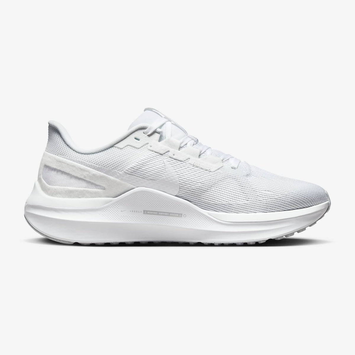 NIKE Air Zoom Structure 25 Mens FOOTWEAR - Mens Stability WHITE/WHITE-PURE PLATINUM